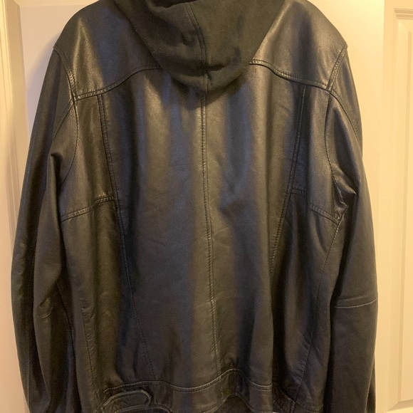 7 DIAMONDS // MANILA LEATHER JACKET // BLACK - Picture 6 of 9